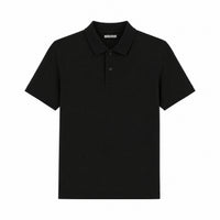 OG Black on Black Polo Shirt front lay flat