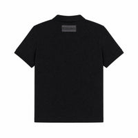 OG Black on Black Polo Shirt back lay flat