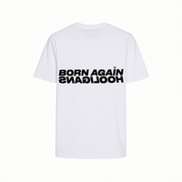 OG Black on White T-Shirt back lay flat