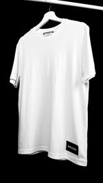 OG Black on White T-Shirt front worn